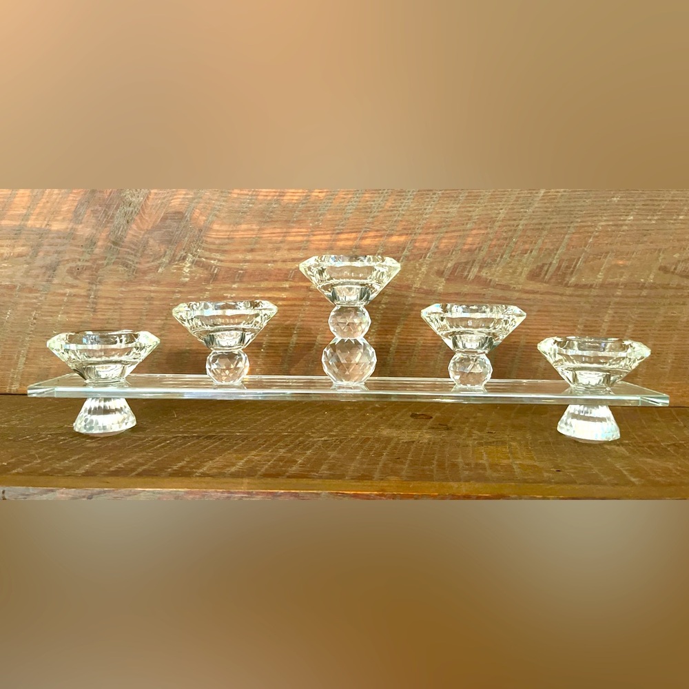 Crystal Glass Votive Candle Holder